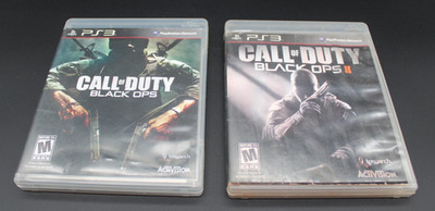PlayStation 3 Call of Duty Games (lot of 2) Black Ops & Black Ops II