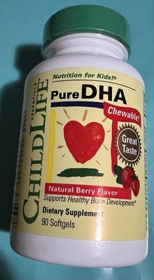 Pure Dha 90 Softgels 250 mg by Child Life Essentials