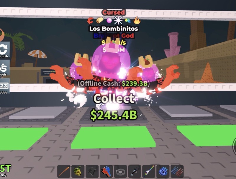 Los Bombinitos Cursed Game Item BRAINROT GOD (6 TRAITS)