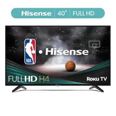 Hisense 40'' Class 1080p Full HD FHD LED LCD Smart Roku TV Model 40H4030F1 NEW