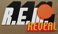 R.E.M. Rem Vintage 2001 DIE CUT OUT SHAPED PROMO POSTER FLAT for Reveal CD 12x7