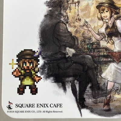 Square Enix Café Octopath Traveler Tressa Colozone Limited Coaster