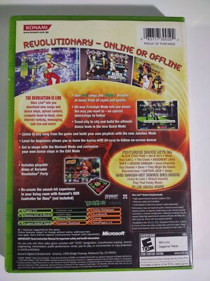 Dance Dance Revolution Ultramix 3 Original Xbox Game 2005