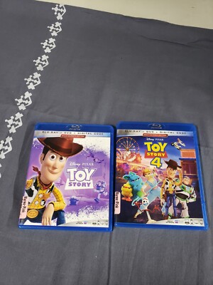 Disney Kid's Movies DVD Blueray Lot - Toy Story 1 and 4 | eBay