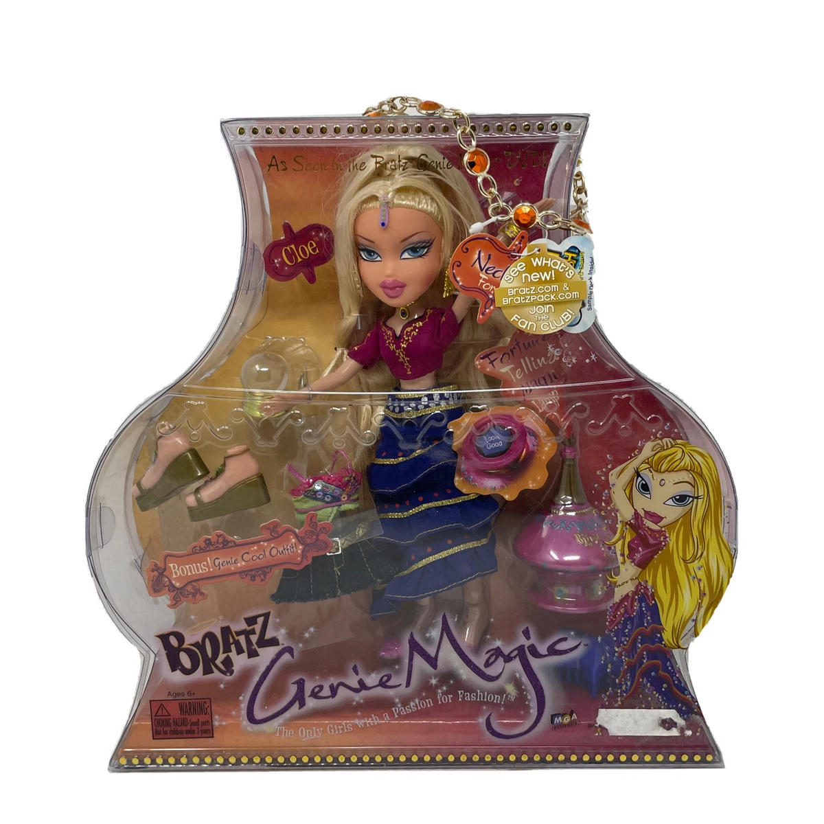 Bratz MGA Entertainment Cloe Genie Magic Doll New NRFB Factory Sealed RARE