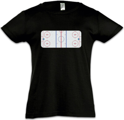 Icehockey Field Kids Girls T-Shirt Player Passion Love Addiction Hockey Stick
