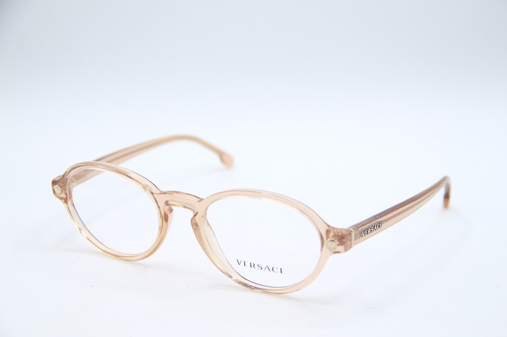 NEW VERSACE MOD. 3259 5215 CLEAR BROWN AUTHENTIC FRAMES EYEGLASSES 52-20