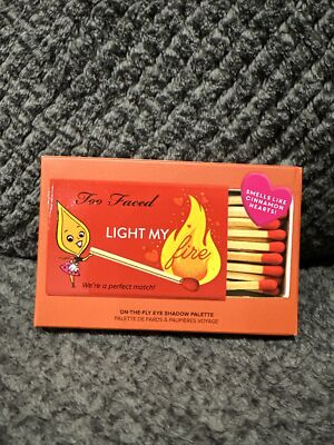 Too Faced LIGHT MY FIRE Eyeshadow Palette - Smells Like Cinnamon Hearts!