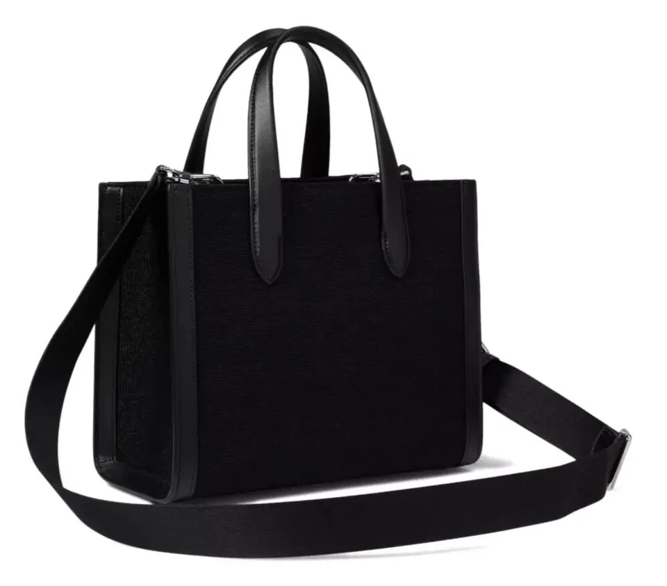 RARE! Kate Spade Manhattan Martini Tote Embellished Crossbody Handbag Black NEW - Image 4 of 4