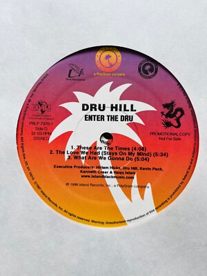 Dru Hill プロモオンリー LP promo Dru Hill, Maxi-Single (2xLP), 12