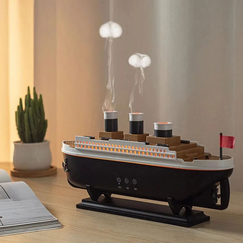 Titanic Ship 250ml Air Humidifier & Aroma Diffuser | Remote Control UK - Image 2 of 4