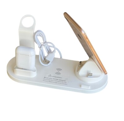 4 in 1 Wireless Charger for iPhone, Magnetic 4 in 1 Fast Charging Station