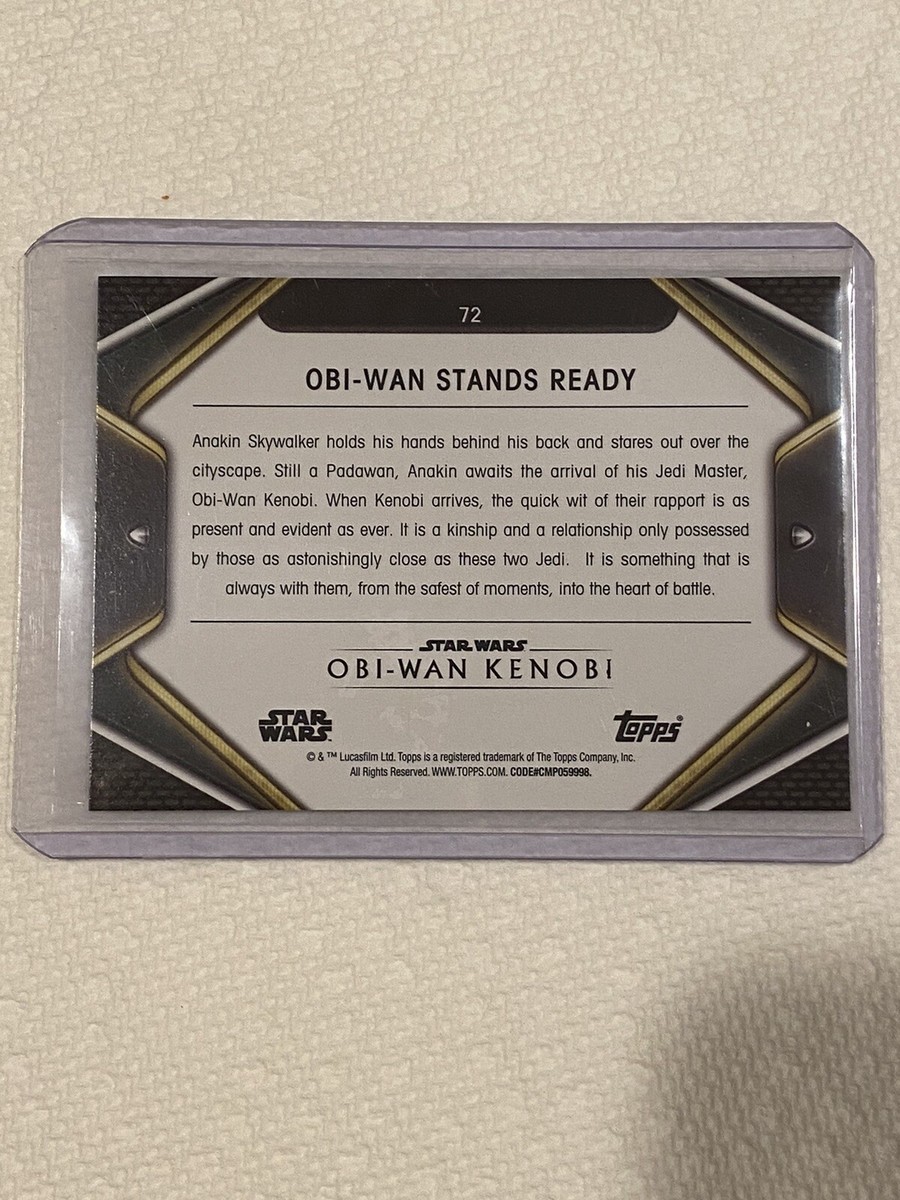 OBI-WAN KENOBI #72 - BLUE PARALLEL - 2023 TOPPS STAR WARS OBI-WAN