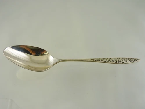 SPANISH LACE 1964 SERVING or TABLE SPOON BY WALLACE SILVERSMITH