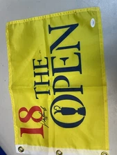 PADRAIG HARRINGTON SIGNED AUTOGRAPH BRITISH OPEN PIN FLAG 2x Winner JSA COA HOF