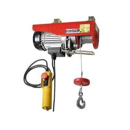 Paranco Elettrico a Fune 100/200kg CE | Certificato per Uso Industriale