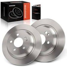 Image of 2x Rear Brake Discs Solid 296mm for Mercedes-Benz Vito Viano Mixto W639 03-23
