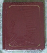 Creative Memories 8 X 10 Mahogany Reflections Scrapbook Album With Gold Trim