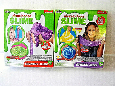 NICKLEODEON SLIME, 3 SCENTED & CRUNCHY SLIME MED KIT  NEW IN SEALED BOXES
