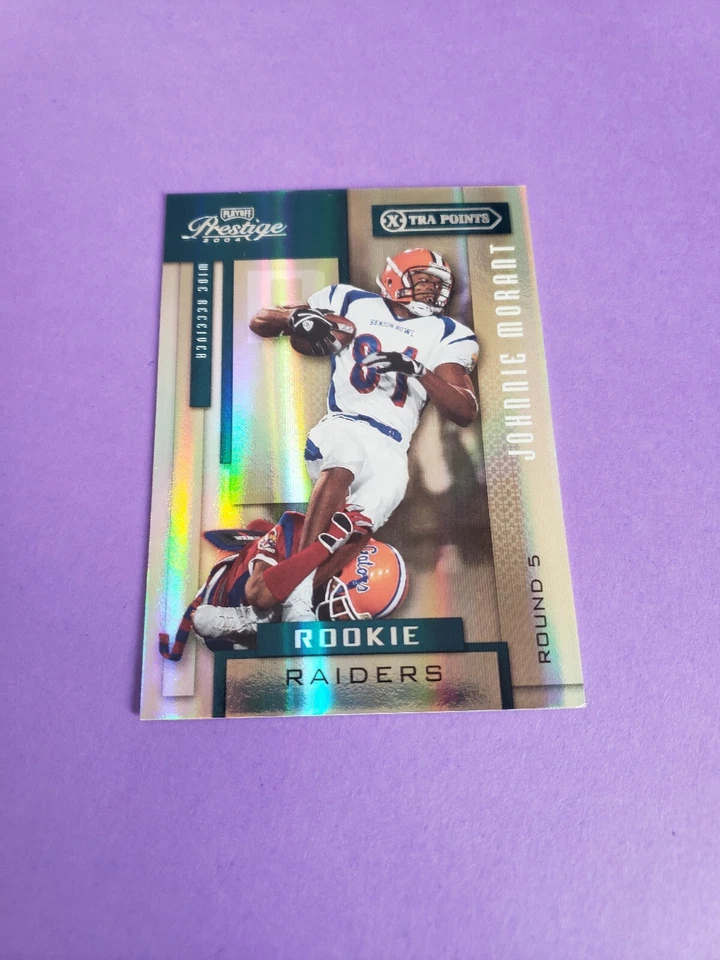 2004 Playoff Prestige Xtra Points Green #207 Johnnie Morant /25 - Image 2 of 4