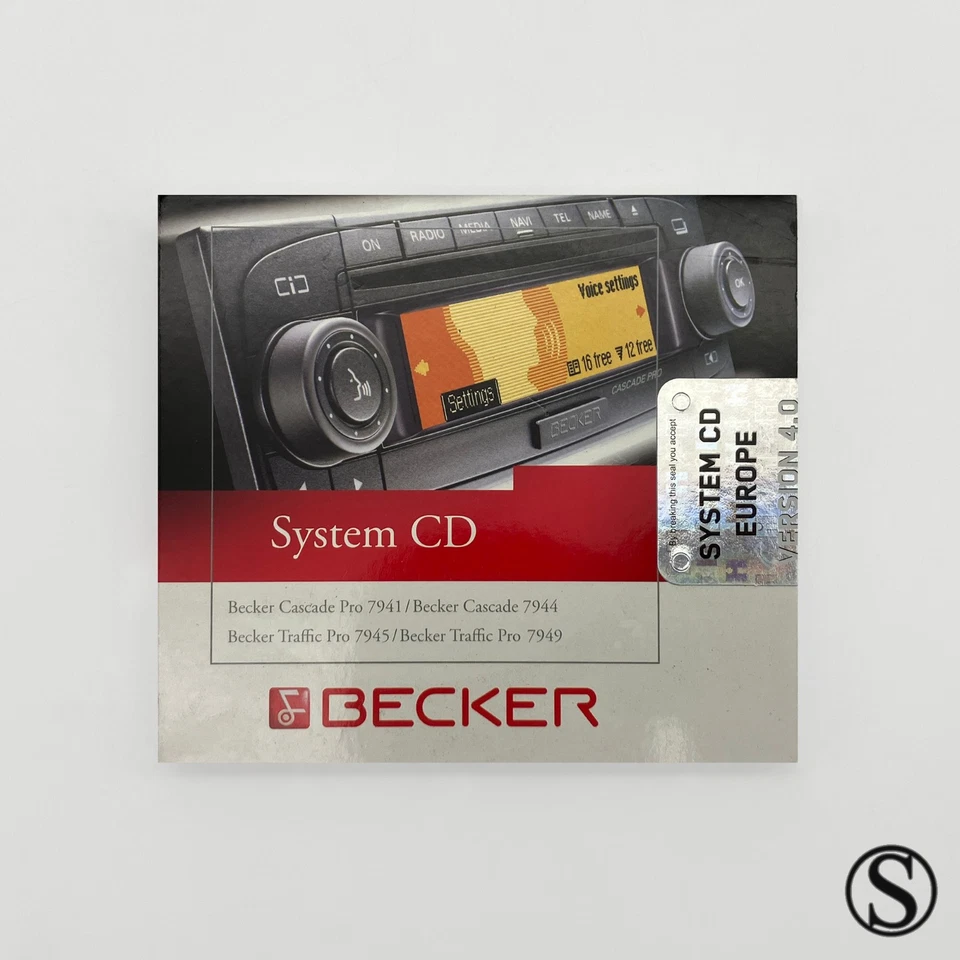 Becker Navigationssoftware Sistema CD Europe Cascade Pro 7941 7944 v4.0 - Imagen 1 de 3
