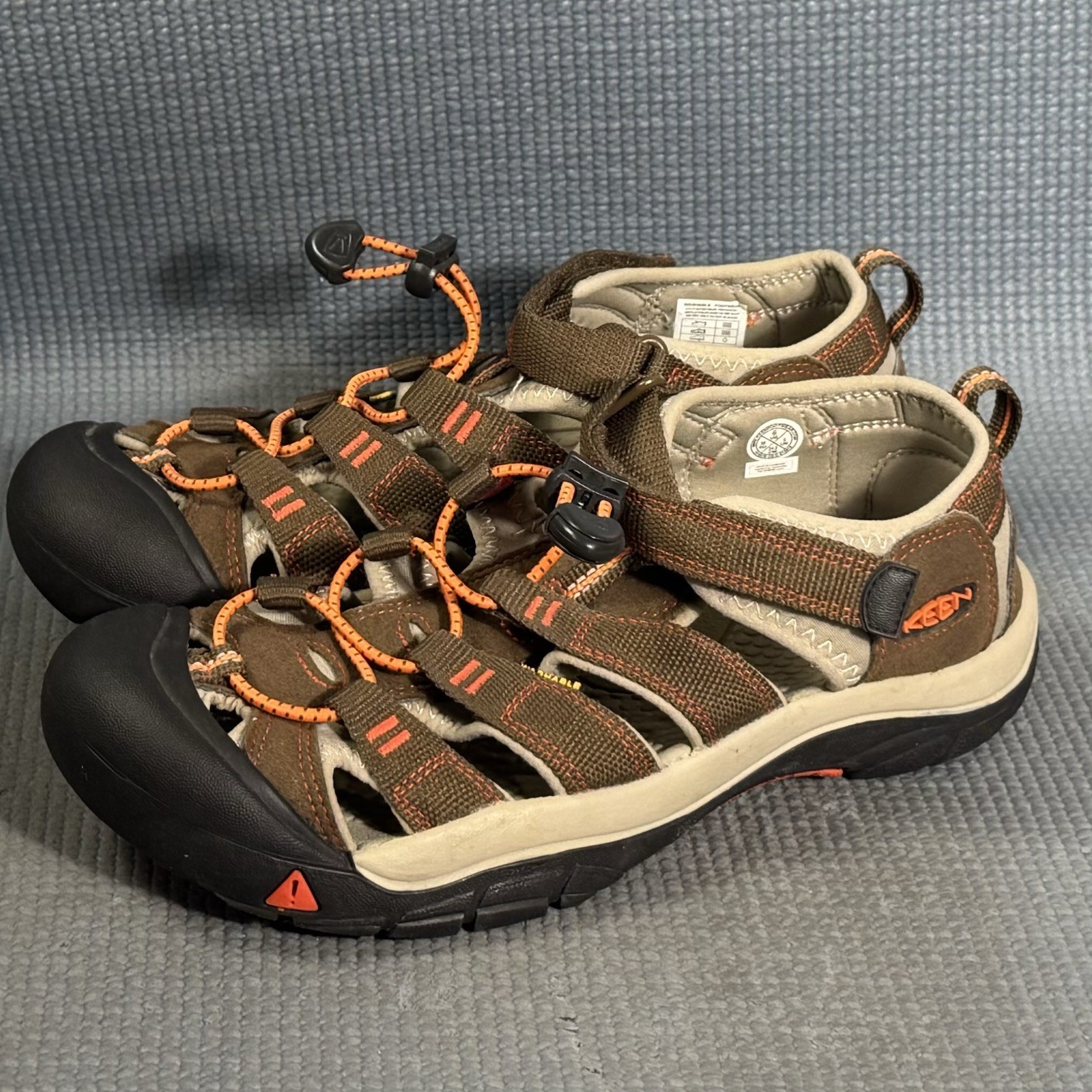 Sandali KEEN Newport H2 terra scura arancione piccante taglia 6 anni taglia 7 5 donna