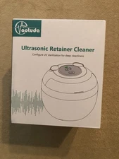 Vaotuda Ultrasonic Retainer Cleaner UV Deep Cleaning 4500Hz Sound Waves Cleaning