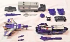 1985-86 G1 Transformers Blitzwing & Astrotrain Motormaster all with Accessories
