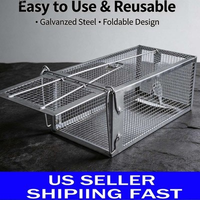 Live Humane Cage Trap for squirrel chipmunk mice rodent No Kill small animals