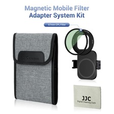 JJC Magnetic Phone Lens Filter Adapter Mount CPL Filter for iPhone 17 16 15 Pro