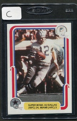 1980 Fleer Team Action Roger Staubach #62 Cowboys Nm/mt (C)