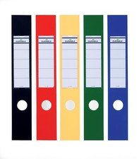 Durable Ordofix Self-Adhesive Spine Labels  Ideal for Lever Arch Files and Fold