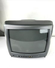 Broksonic CTGV-4563TCT 13in CRT Color TV Retro Gaming Composite Tested See Video