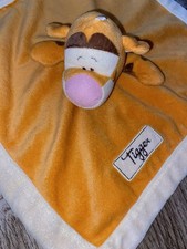 Disney Tigger Lovey Plush Security Blanket Lovey Orange/White Winnie the Pooh
