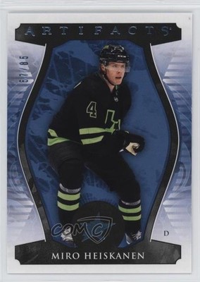 2023-24 Upper Deck Artifacts Light Blue Steel 67/85 Miro Heiskanen #5 s3g