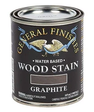 General Finishes 1 Pint Graphite Water Based Stain Low Odor Indoor Use