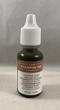 COPPER CLAY Reinker by Stampin Up Classic Ink, Refill New 2508