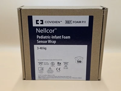 Covidien Nellcor Pediatric & Infant Foam SpO₂ Sensor Wrap FOAM P/I New