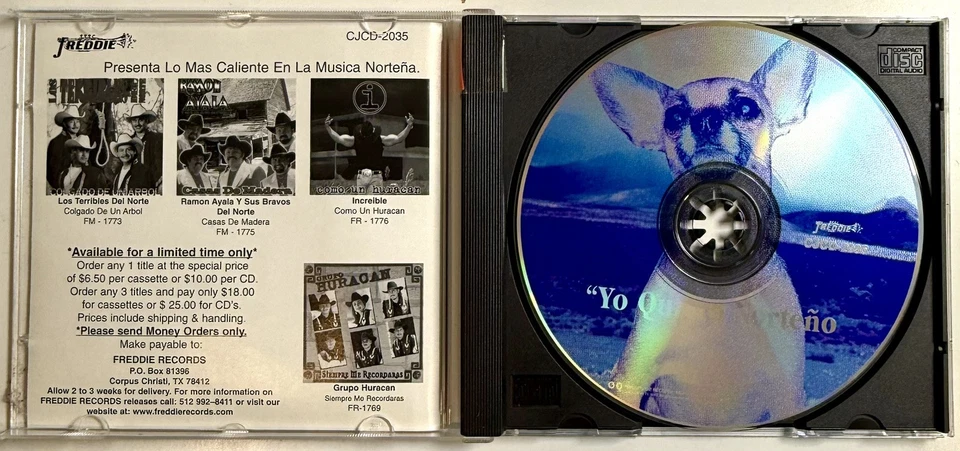 Yo Quiero Norteno RAMON AYALA Los Terribles Del Norte CD 1998 Freddie Records - Image 3 of 4