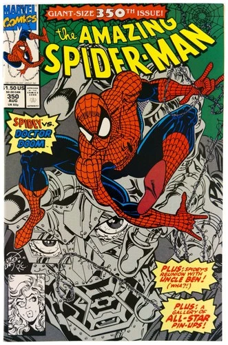 Amazing Spider-Man #350 1991 Marvel Comics VF Comic Book Direct Doom