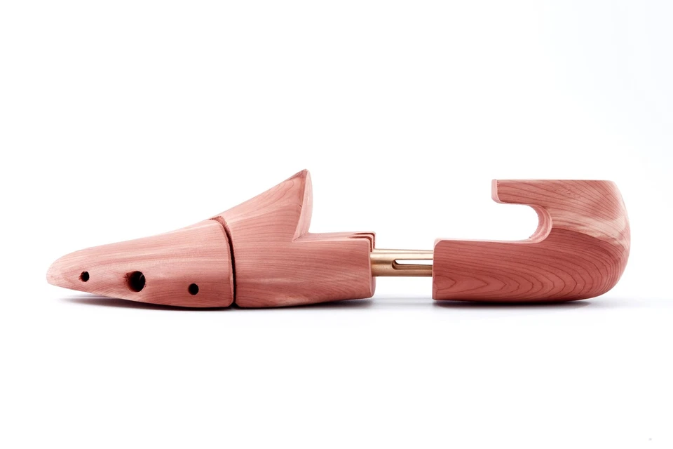 Herren Zedernholz Schuhspanner,Rote Zedernholz Schuhdehner mit Doppelschläuch... - Bild 4 von 4
