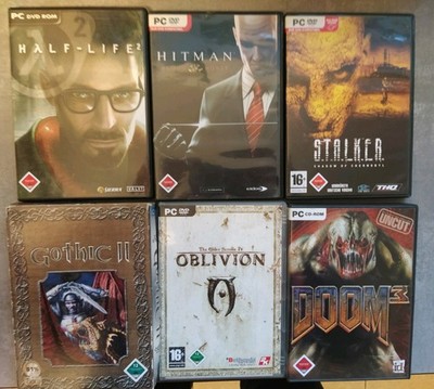 PC Spiele Paket  Gothic 2 , Oblivion, Doom3, Half Life2, S.T.A.L.K.E.R, HITMAN