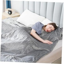 Electric Heated Blanket Twin Size 62"x84", Fast Twin 62" x 84" 11-light Gray