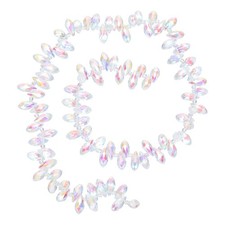 450-475Pcs Teardrop Crystal Beads for Bracelet Jewelry Making Crystal AB
