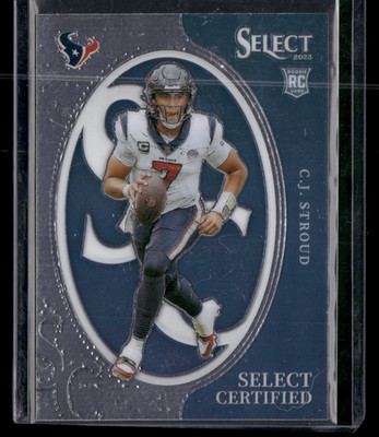 2023 Panini Select #CRO-CST C.J. Stroud Select Certified Rookies Houston Texans