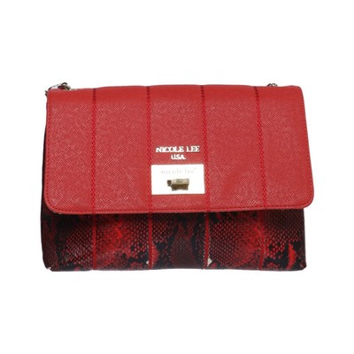 Nicole Lee, Handtasche, Damen, Polyester/Polyurethan, Rot/Mehrfarbig #pbC