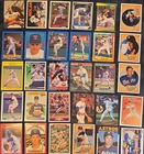 Nolan Ryan Astros Rangers Card Lot Topps Fleer Donruss Leaf Score 30 Cards