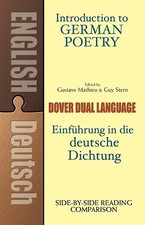 Introduction to German Poetry: A Dual-Language Book (Dover Dual Lan... Paperback