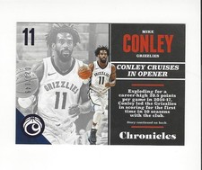 2017-18 Panini Chronicles Purple #72 Mike Conley Grizzlies /149 