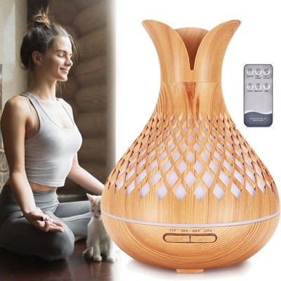 Aroma Diffuser für Ätherische Öle 500ml Duftöl Diffuser Luftbefeuchter 7 Farben